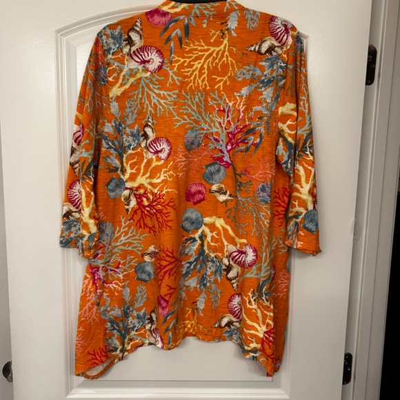 Chicos Fun and Beach Vibed Tunic Size 3(16) - Picture 2 of 2
